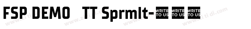FSP DEMO   TT Sprmlt字体转换